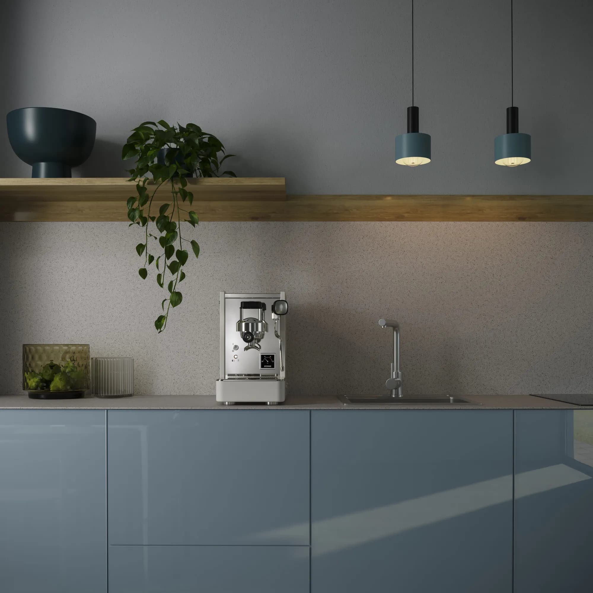Máquina Stone en una cocina
